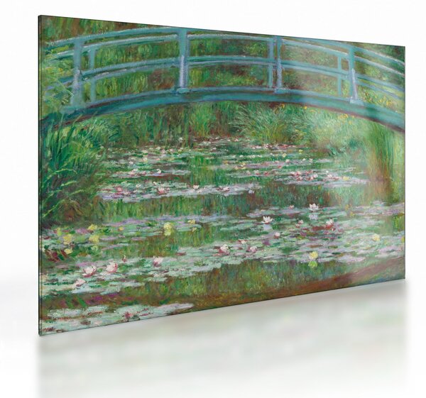 Staklena slika - Claude Monet, The Japanese Footbridge, reprodukcije (70x50 cm)