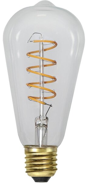 LED/sa žarnom niti žarulja s mogućnosti zatamnjivanja s toplim svjetlom E27, 4 W Spiral Filament – Star Trading