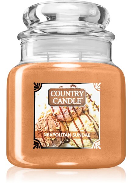 Country Candle Neapolitan Sundae mirisna svijeća 453 g