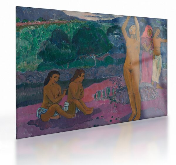 Staklena slika - Paul Gauguin, The Invocation, reprodukcije (70x50 cm)