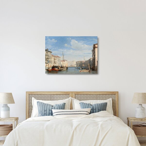 Staklena slika - Richard Parkes Bonington, The Grand Canal, reprodukcije (70x50 cm)