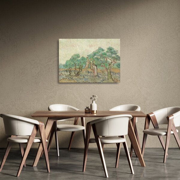 Staklena slika - Vincent van Gogh, The Olive Orchard, reprodukcije (70x50 cm)