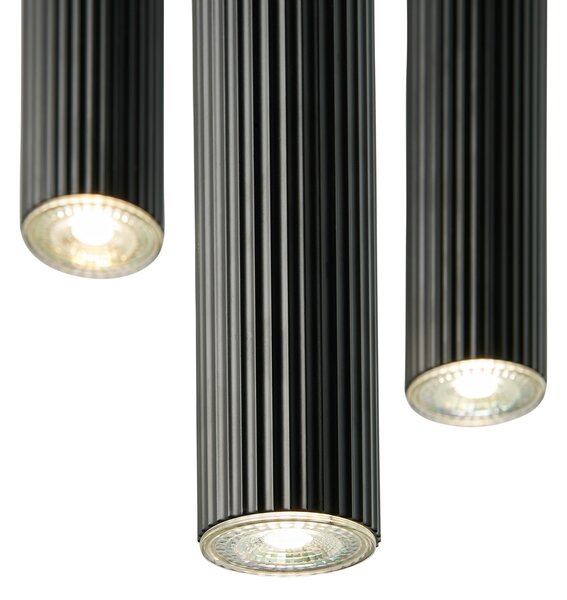 Viseće Svjetiljka Nordlux, Vico, prigušiv, Crno, Blagovaonica, Aluminij