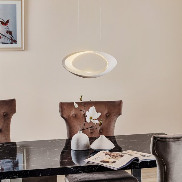 Viseće Svjetiljka Artemide, Cabildo, prigušiv, Bijela, Dnevna soba, Metal, Dizajn