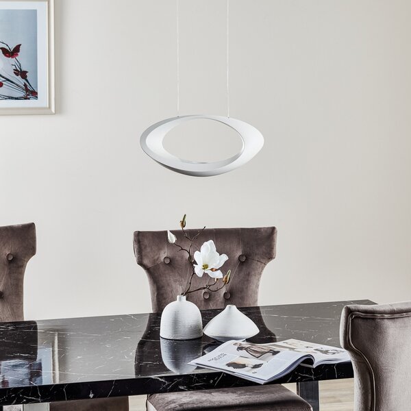 Viseće Svjetiljka Artemide, Cabildo, prigušiv, Bijela, Dnevna soba, Metal, Dizajn
