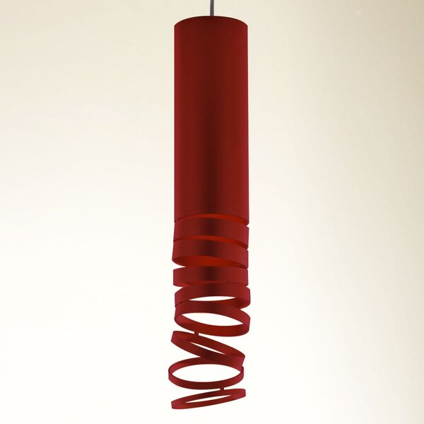 Viseće Svjetiljka Artemide, Decomposé, prigušiv, Crvena, Dnevna soba, Metal, Dizajn