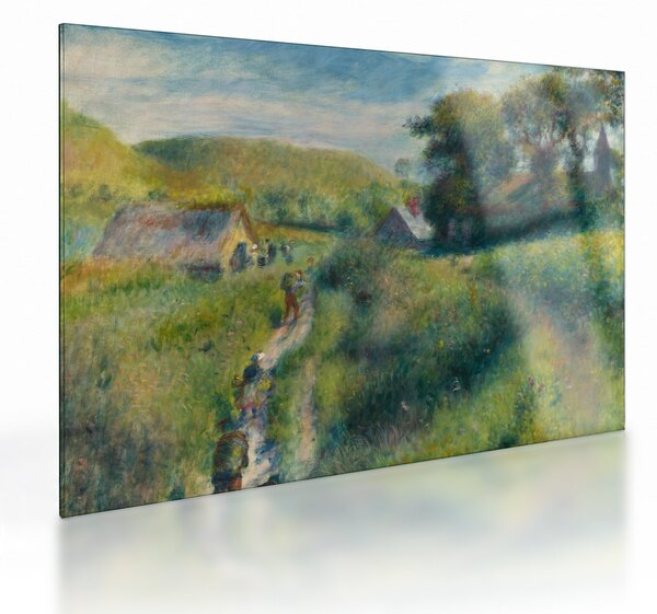 Staklena slika - Auguste Renoir, The Mussel Harvest, reprodukcije (70x50 cm)