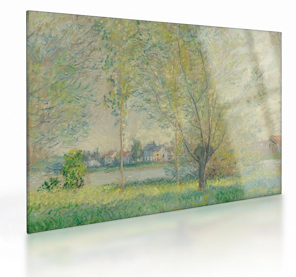 Staklena slika - Claude Monet, The Willows, reprodukcije (70x50 cm)