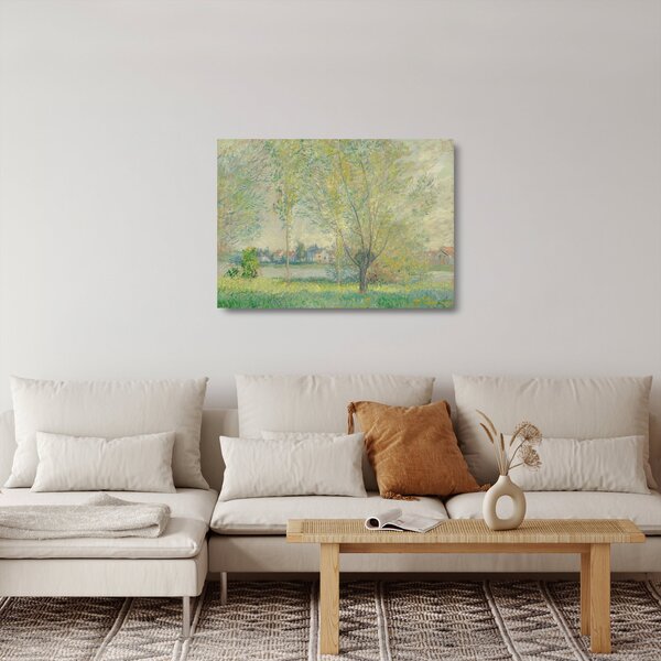 Staklena slika - Claude Monet, The Willows, reprodukcije (70x50 cm)