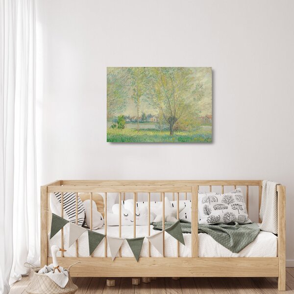Staklena slika - Claude Monet, The Willows, reprodukcije (70x50 cm)