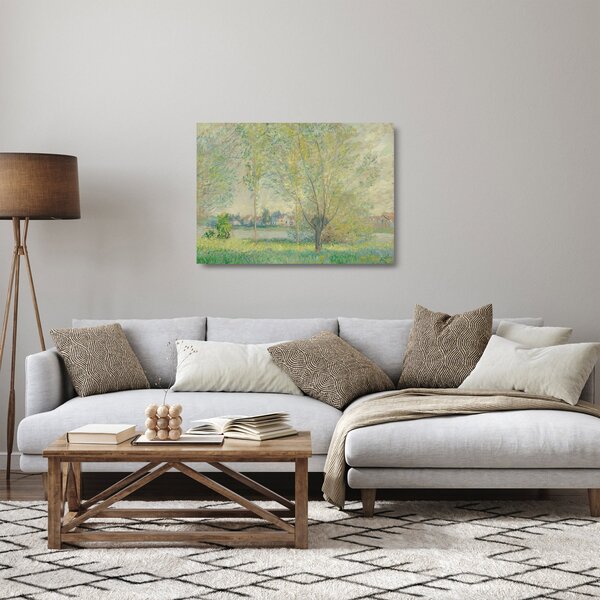 Staklena slika - Claude Monet, The Willows, reprodukcije (70x50 cm)