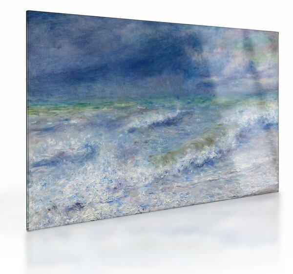 Staklena slika - Pierre-Auguste Renoir, Seascape, reprodukcije (70x50 cm)