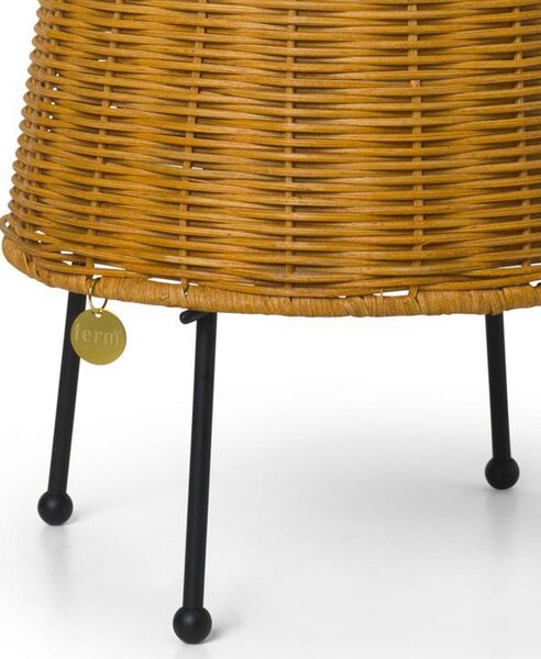 Stolne Lampa ferm LIVING, Porti Braided, prigušiv, Drvo, Dnevna soba, Drvo