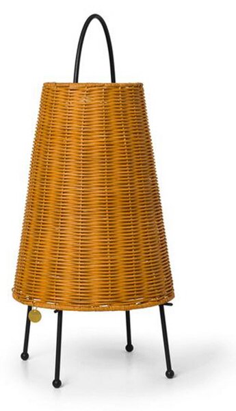 Stolne Lampa ferm LIVING, Porti Braided, prigušiv, Drvo, Dnevna soba, Drvo