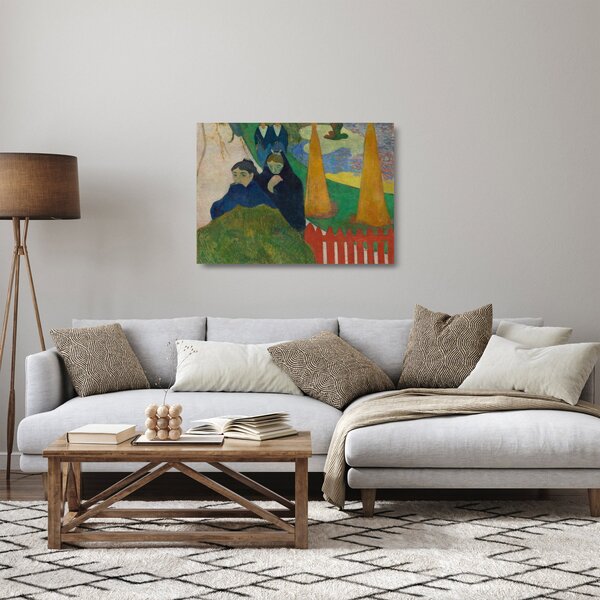 Staklena slika - Paul Gauguin, Arlésiennes (Mistral) , reprodukcije (70x50 cm)