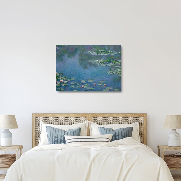 Staklena slika - Claude Monet, Water Lilies, reprodukcije (70x50 cm)