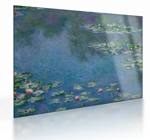 Staklena slika - Claude Monet, Water Lilies, reprodukcije (70x50 cm)