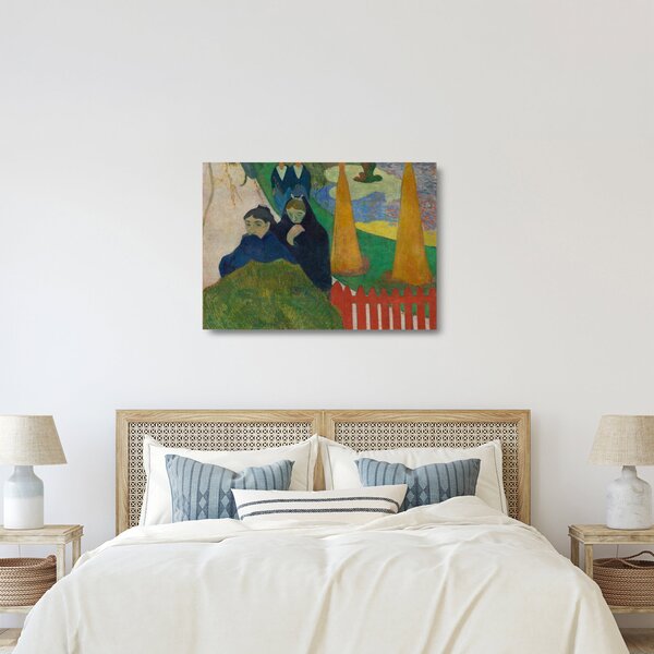 Staklena slika - Paul Gauguin, Arlésiennes (Mistral) , reprodukcije (70x50 cm)