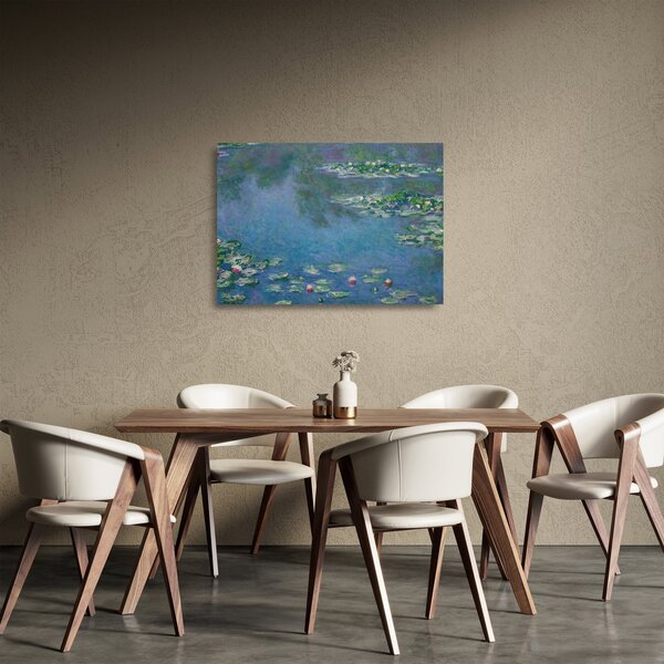 Staklena slika - Claude Monet, Water Lilies, reprodukcije (70x50 cm)