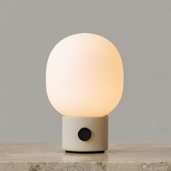 Stolne Lampa Audo Copenhagen, JWDA, prigušiv, Bijela, Dnevna soba, Staklo, Dizajn