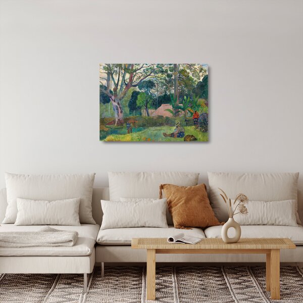 Staklena slika - Paul Gauguin, Te raau rahi (The Big Tree), reprodukcije (70x50 cm)