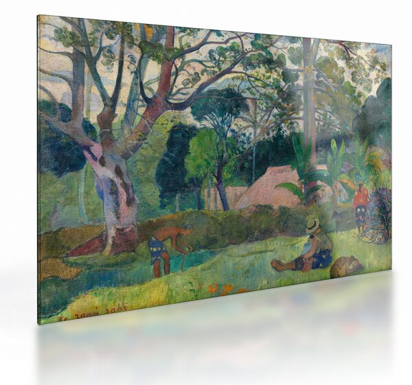 Staklena slika - Paul Gauguin, Te raau rahi (The Big Tree), reprodukcije (70x50 cm)