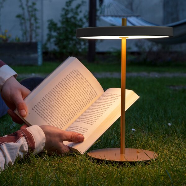 Stolne Lampa UMAGE, Asteria Move, prigušiv, Zlato / mjed, Dnevna soba, Metal, Dizajn