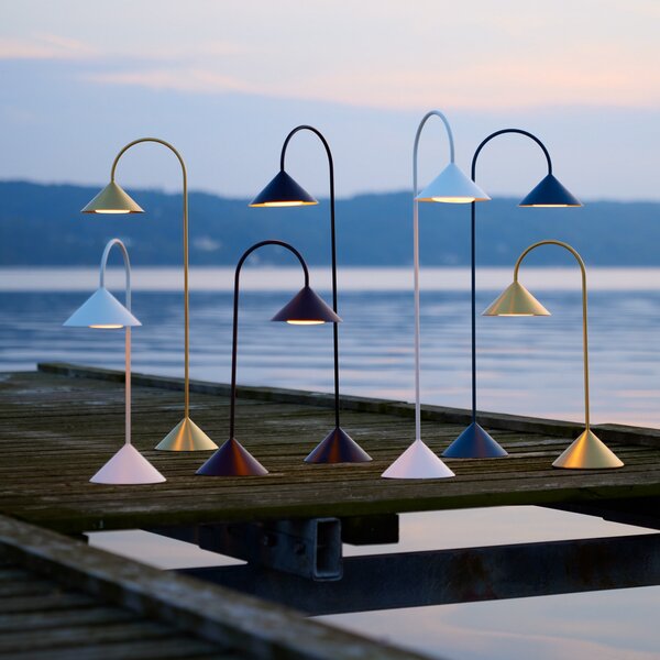 Vanjske Svjetiljka FRANDSEN, Grasp, prigušiv, Zlato / mjed, Balkon, Metal, Dizajn