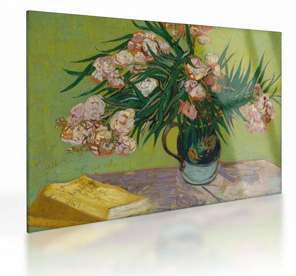 Staklena slika - Vincent van Gogh, Oleanders, reprodukcije (70x50 cm)