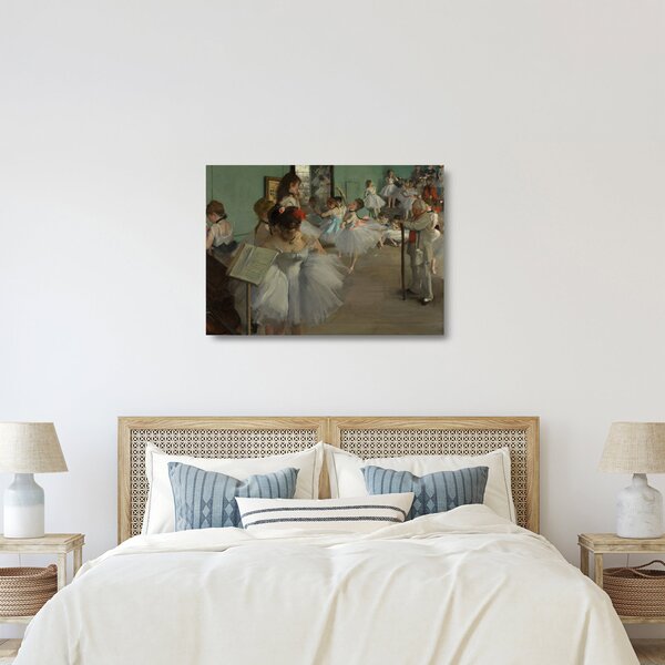 Staklena slika - Edgar Degas, The Dance Class, reprodukcije (70x50 cm)