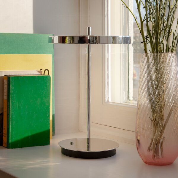 Stolne Lampa UMAGE, Asteria Move, prigušiv, Metalik, Dnevna soba, Metal, Dizajn
