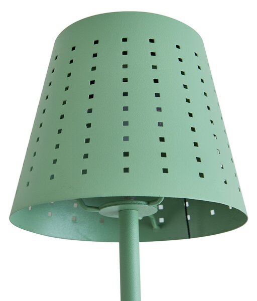 Vanjske Svjetiljka Lindby, Hilario, prigušiv, Zelena, Balkon, Metal