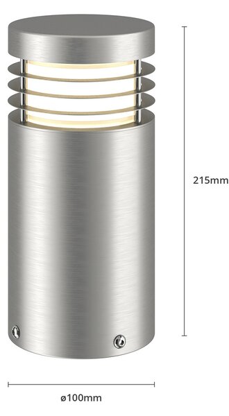 Vanjske Svjetiljka Arcchio, Caramia, prigušiv, Metalik, Terasa, Metal, Moderan
