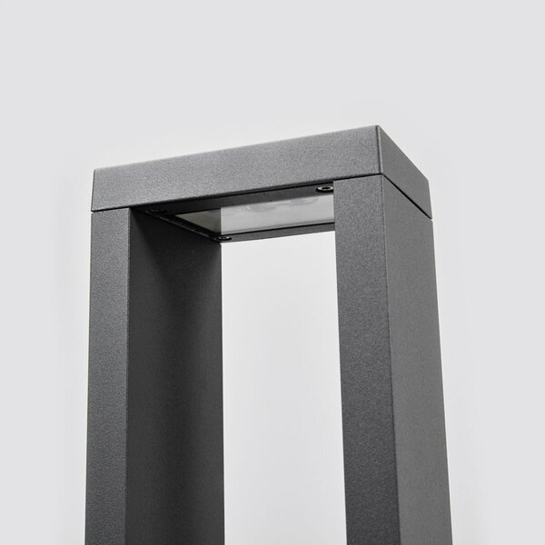 Vanjske Svjetiljka Lucande, Jupp, Crno, Terasa, Aluminij, Moderan