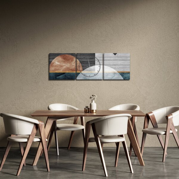 Slika - Oblici i teksture (sa satom) (90x30 cm)