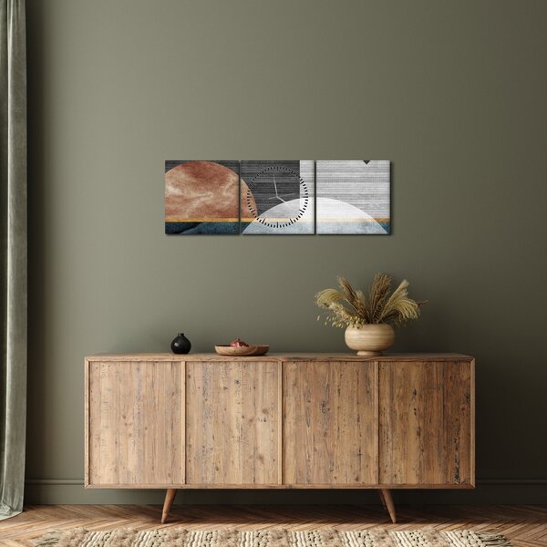 Slika - Oblici i teksture (sa satom) (90x30 cm)