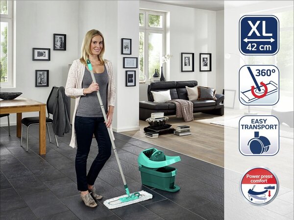 Mop s kantom i rezervnom navlakom Profi Compact - LEIFHEIT