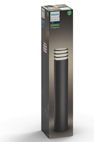 Vanjske Svjetiljka Philips Hue, Philips Hue Lucca, prigušiv, Crno, Metal, Moderan