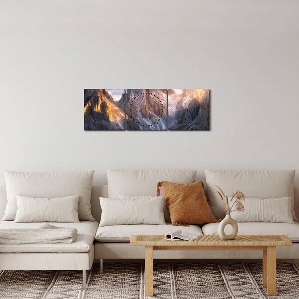 Slika - Planinska panorama (sa satom) (90x30 cm)