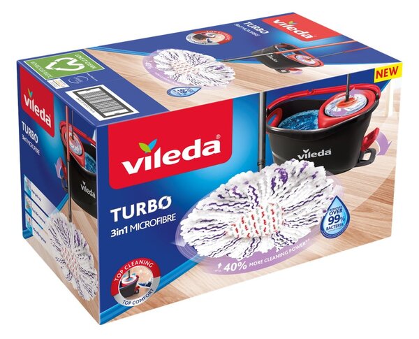 Rotirajući mop s kantom Turbo 3v1 – Vileda