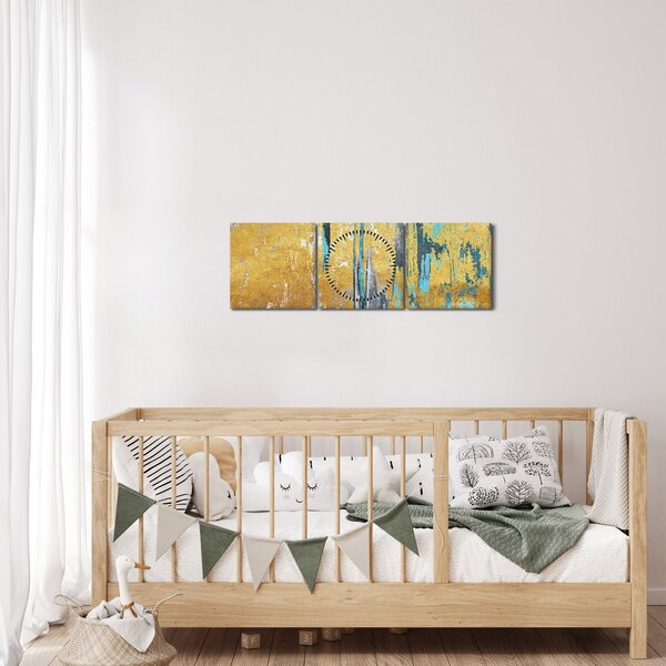 Slika - Zlatni dizajn (sa satom) (90x30 cm)