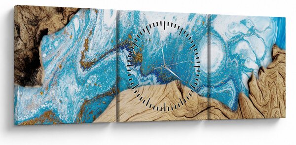 Slika - Drvo (sa satom) (90x30 cm)
