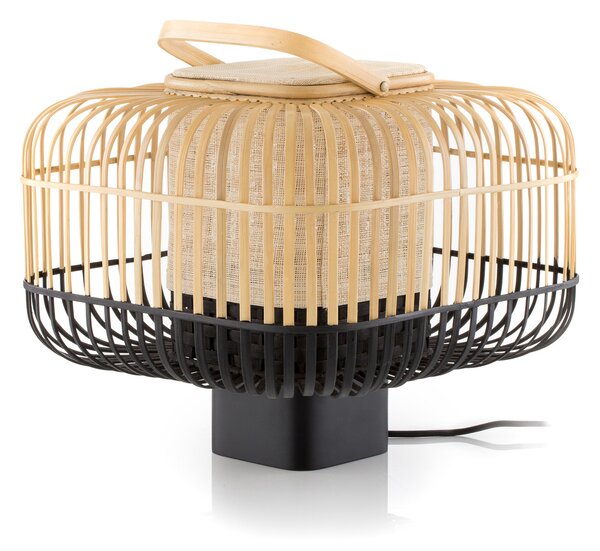 Stolne Lampa Forestier, Bamboo Square S, Crno, Dnevna soba, Bambus, Dizajn