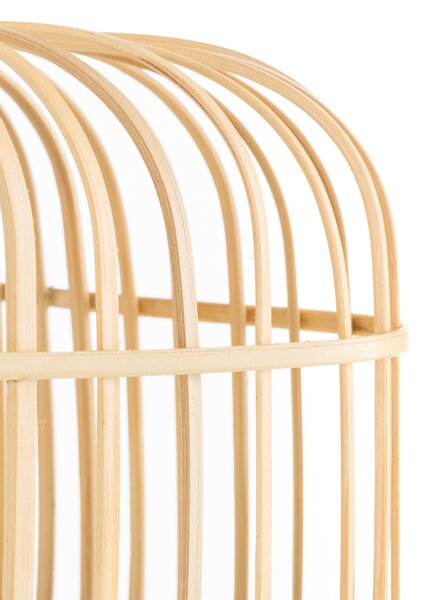 Stolne Lampa Forestier, Bamboo Square S, Crno, Dnevna soba, Bambus, Dizajn