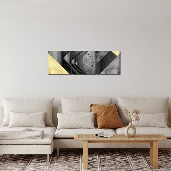 Slika - Teksturirani oblici (sa satom) (90x30 cm)