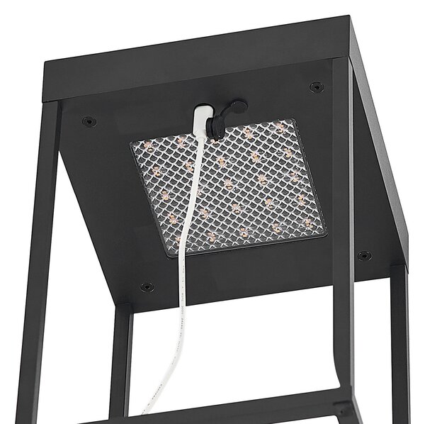 Vanjske Svjetiljka Lucande, Lynzy, prigušiv, Crno, Balkon, Metal, Moderan