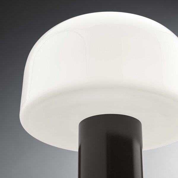 Stolne Lampa FLOS, Bellhop Glass T, prigušiv, Bijela, Dnevna soba, Staklo