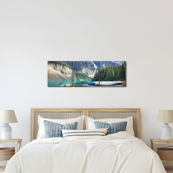 Slika - Jezero Moraine (sa satom) (90x30 cm)