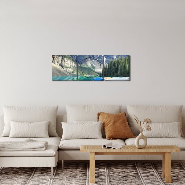 Slika - Jezero Moraine (sa satom) (90x30 cm)