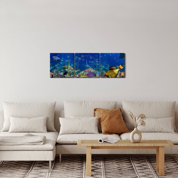 Slika - Ocean (sa satom) (90x30 cm)